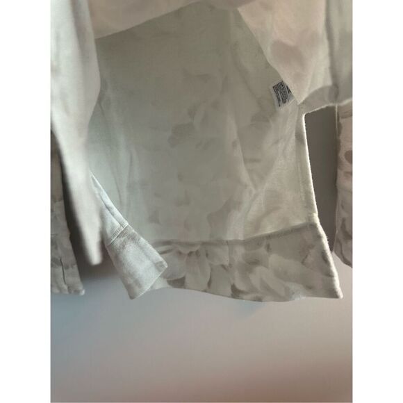 Athleta Boaster Luxe Printed Sweatshirt in Chakra Floral Bluff Grey Size XXS - Picture 8 of 9